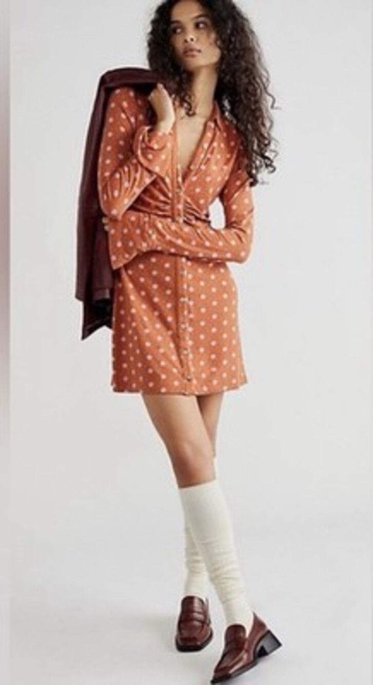 Free People Retro Short Dress